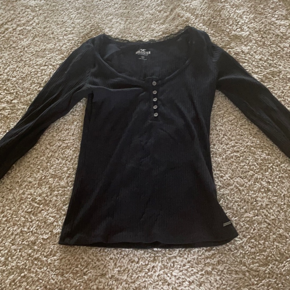 black long sleeve shirt